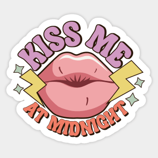 Kiss Me At Midnight Sticker